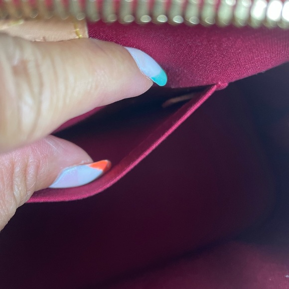 Louis Vuitton BB Alma Vernis Red  Leather Crossbody Bag - Picture 12 of 15